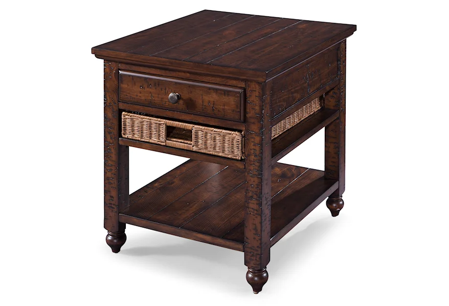 Cottage Lane Occasional Tables Rectangular End Table by Magnussen Home at Esprit Decor Home Furnishings